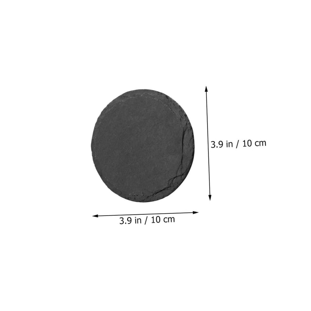 6pcs Stone Coasters Set with Non Slip Bottom Y9645