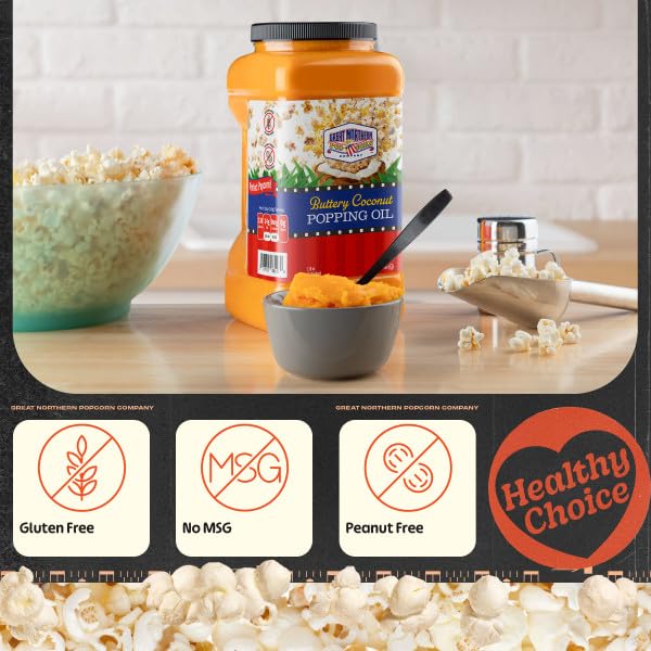 Butter Flavored Coconut Oil 110oz Popcorn Oil G79233