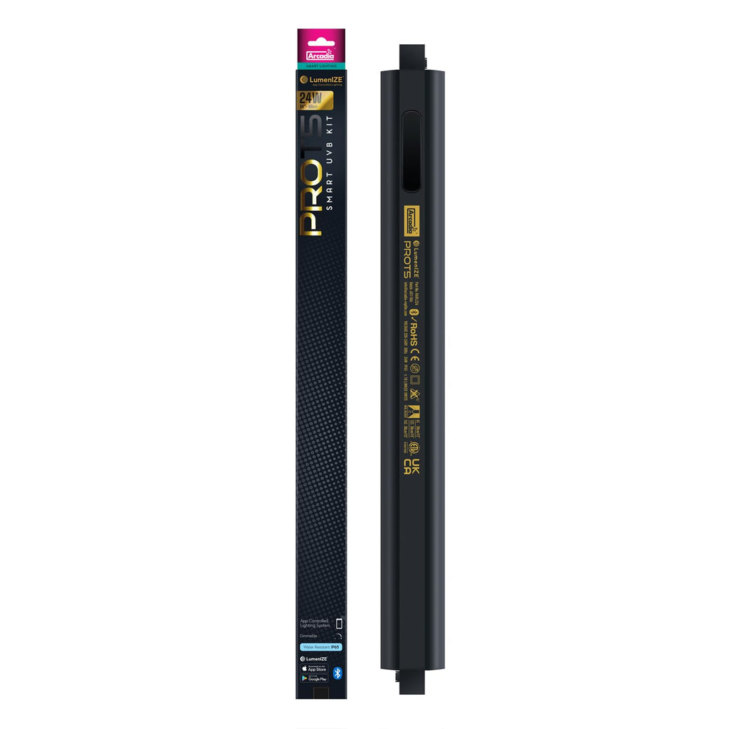24" 24 Watts 14% UVB Reptile Light Fixture Kit U889