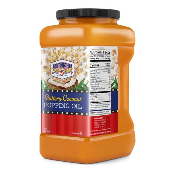 Butter Flavored Coconut Oil 110oz Popcorn Oil G79233