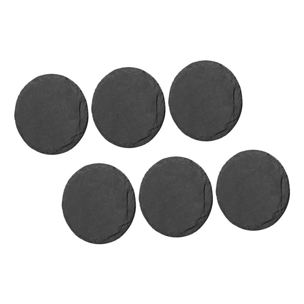 6pcs Stone Coasters Set with Non Slip Bottom Y9645