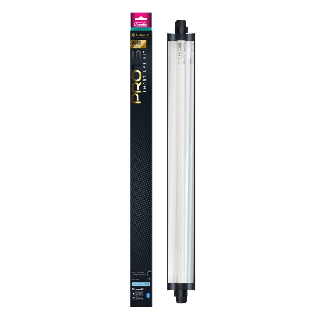 24" 24 Watts 14% UVB Reptile Light Fixture Kit U889