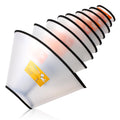 9 Pcs Adjustable Soft Dog Cone Collar Set C353