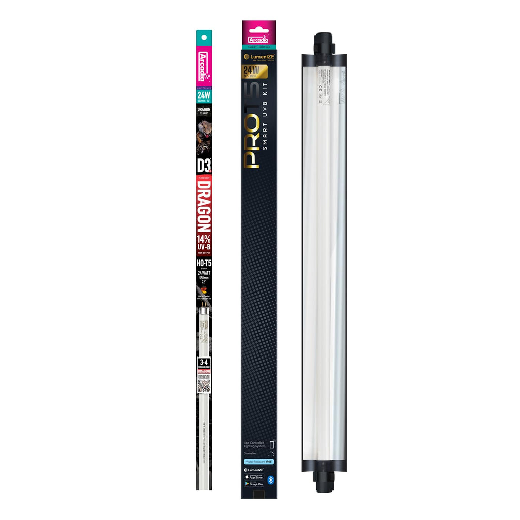 24" 24 Watts 14% UVB Reptile Light Fixture Kit U889