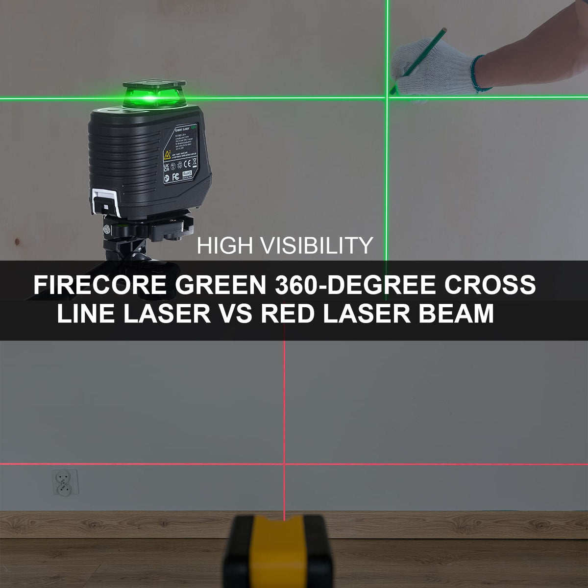 360° Self Leveling Laser Level with Tripod L922