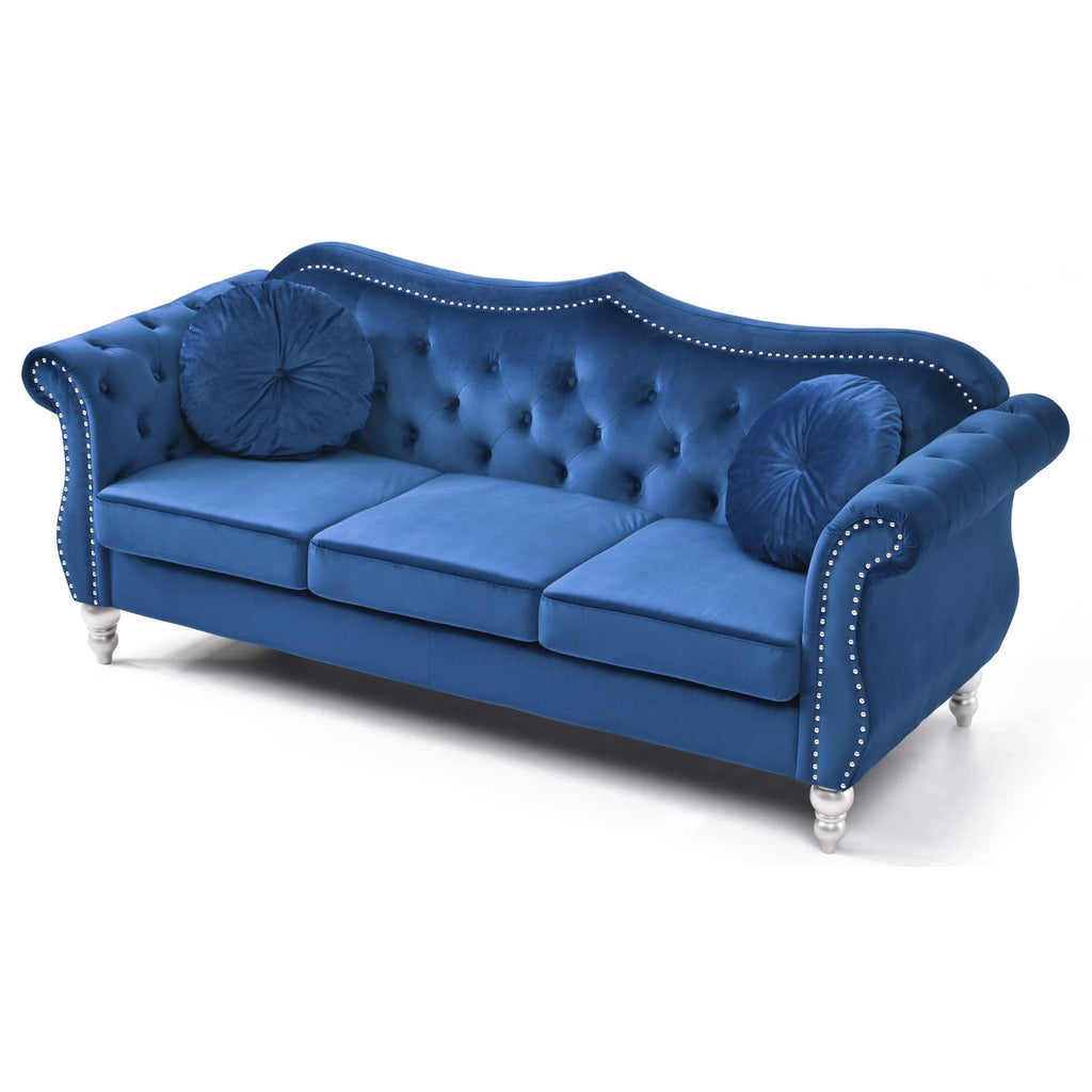Velvet Sectional Sofa I414