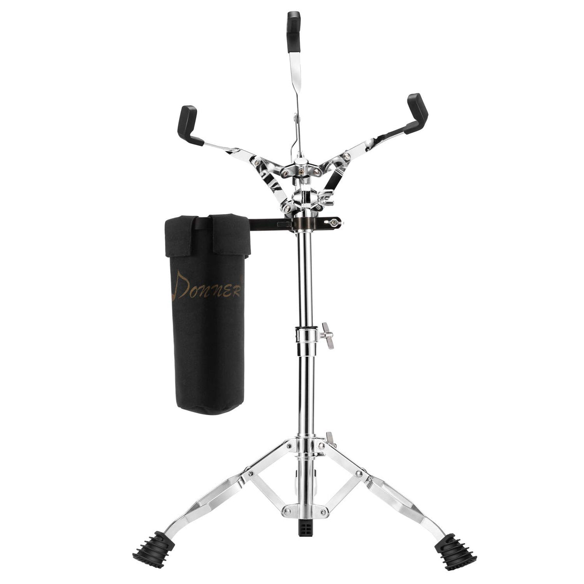 Adjustable Double Braced Snare Drum Stand with Drumstick Holder Y38576