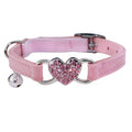 Pink Cat Collar with Safety Belt and Bell K179