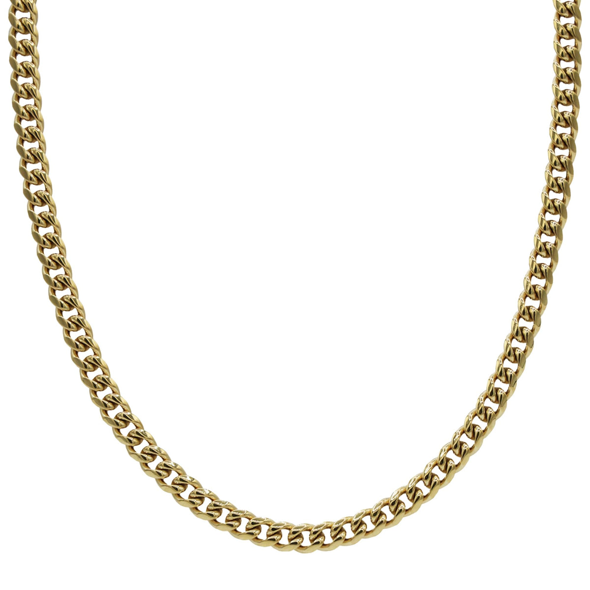 Gold-Plated Micro Cuban Link Chain X14737