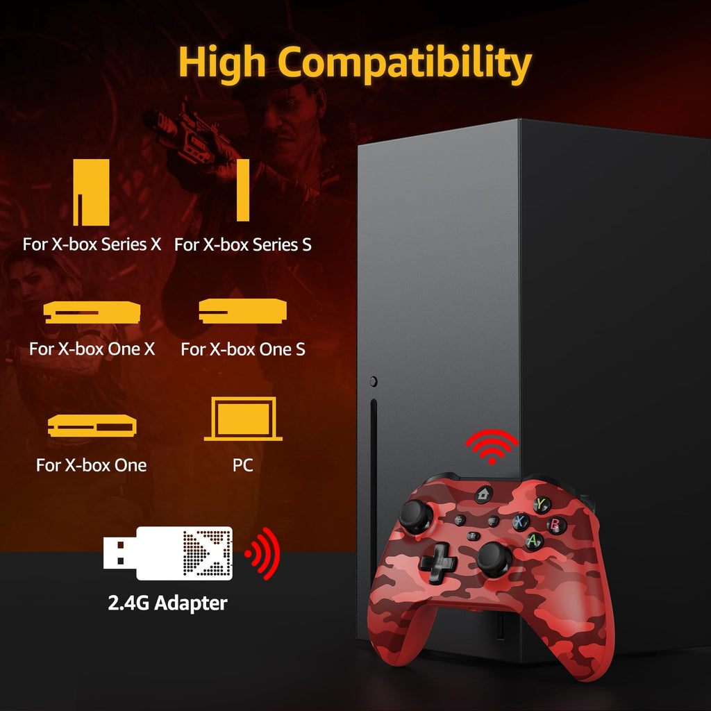 Wireless Controller for X-BOX One/PC Camo Red X993340