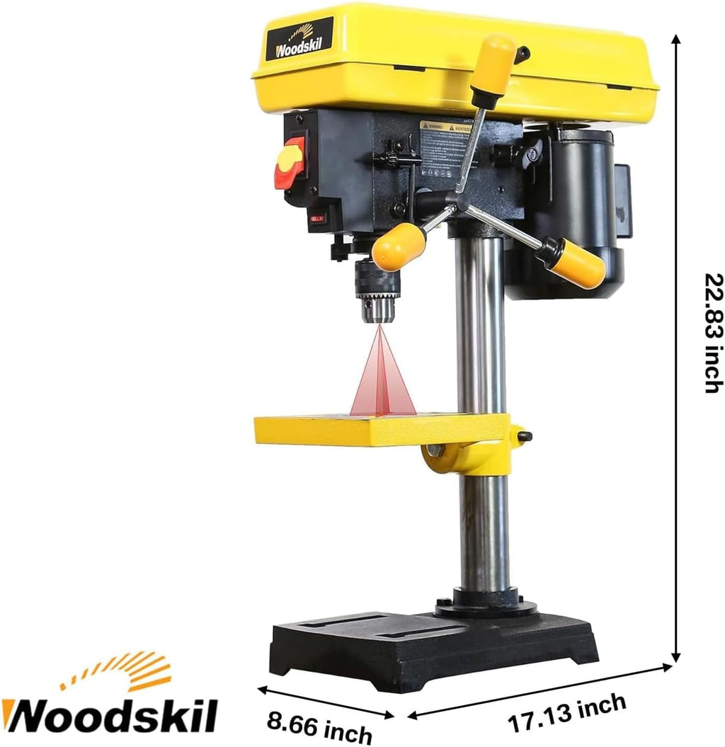 8-Inch 5-Speed Benchtop Drill Press T1261