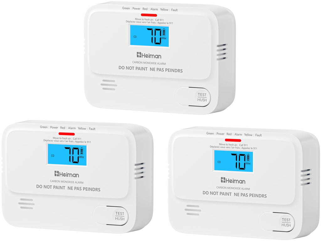 Carbon Monoxide Detectors 3 Pack Q40488