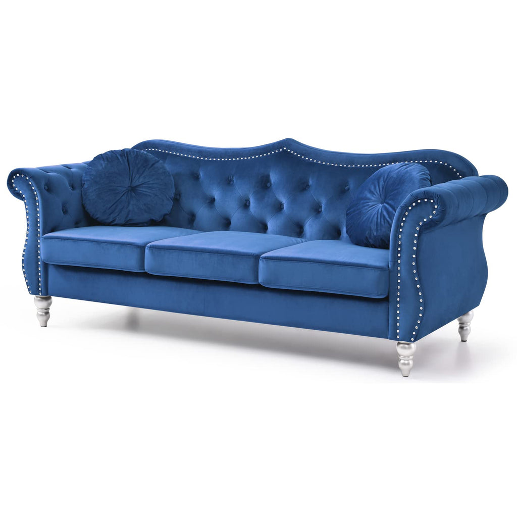 Velvet Sectional Sofa I414