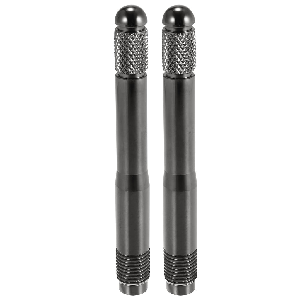 2pcs Stainless Steel Wheel Hangers Alignment Pin M14x1.5 Titanium Tone U15198