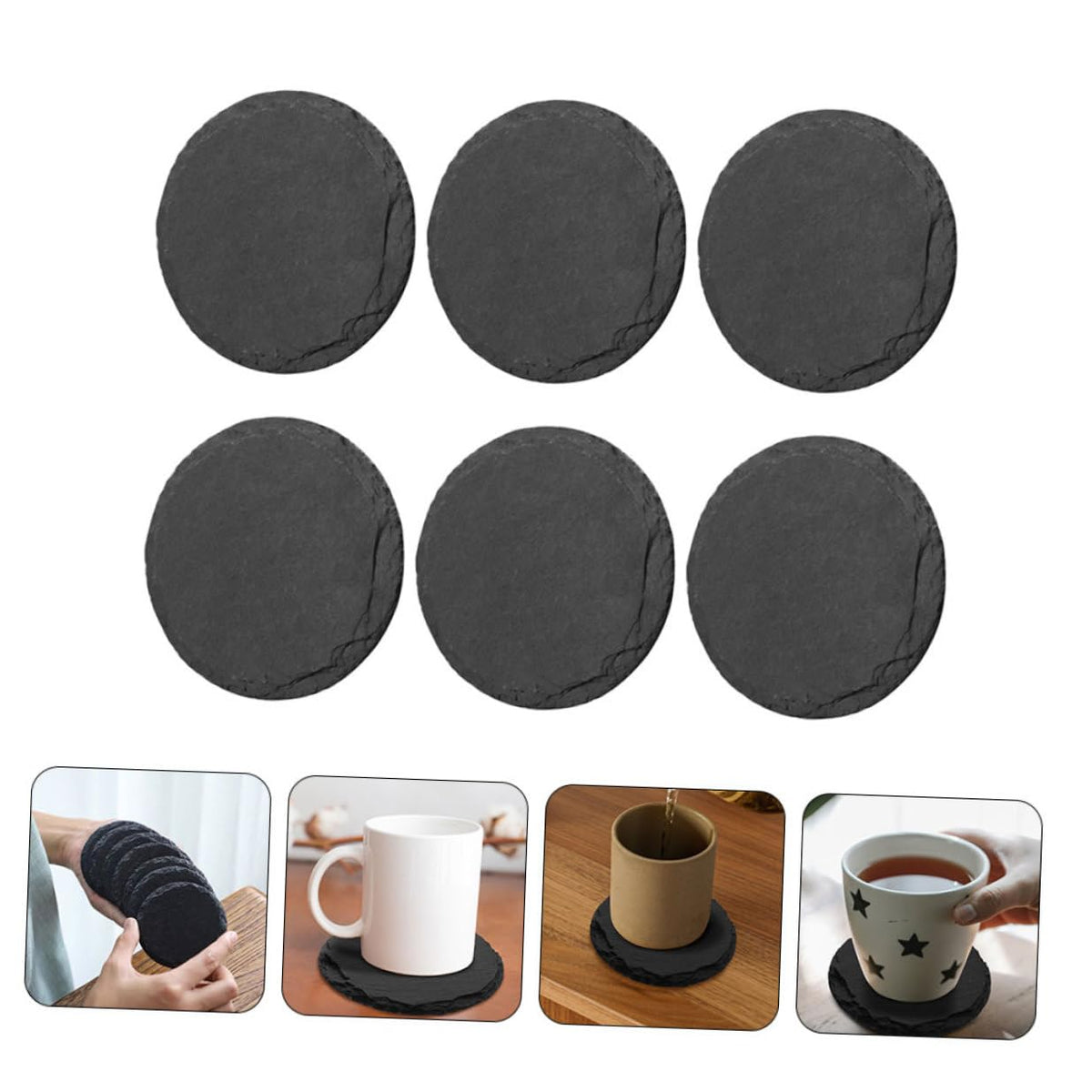 Stone Coasters Set of 6 Y528