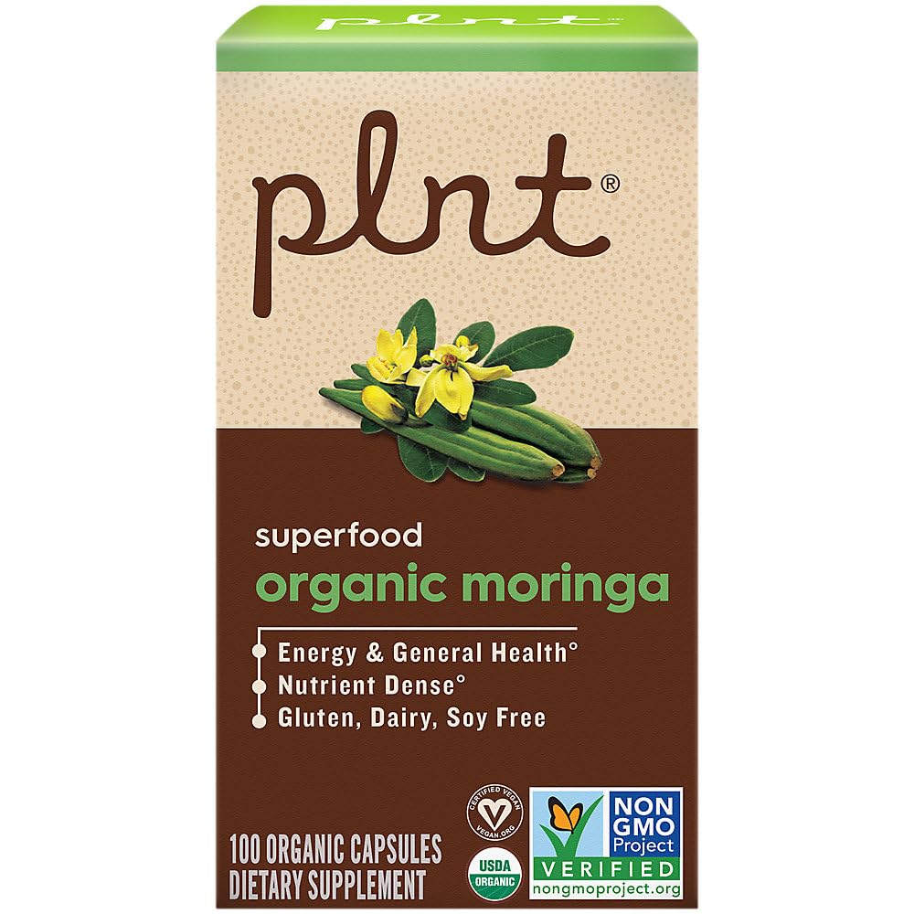 Organic Moringa 1,000 MG 100 Capsules O887