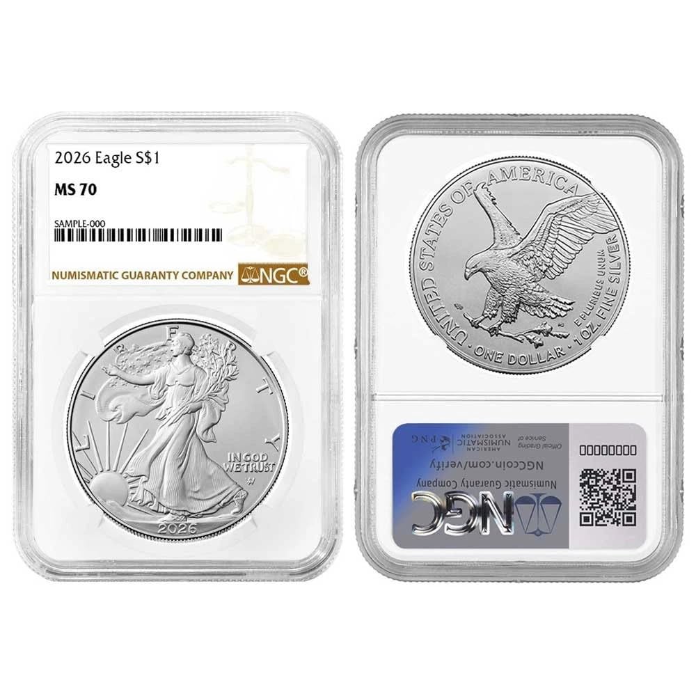 2026 $1 American Silver Eagle MS70 Legal Tender T28751