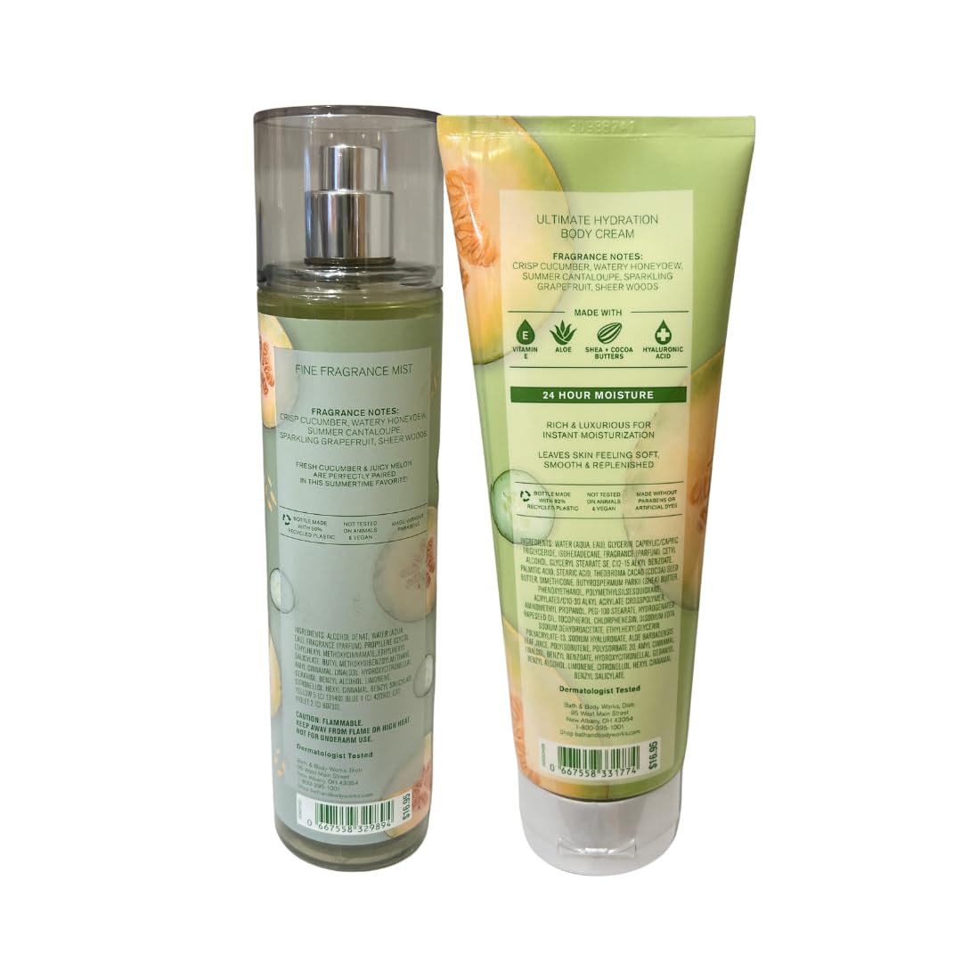 Cucumber Melon Fine Fragrance Mist and Body Cream R632638