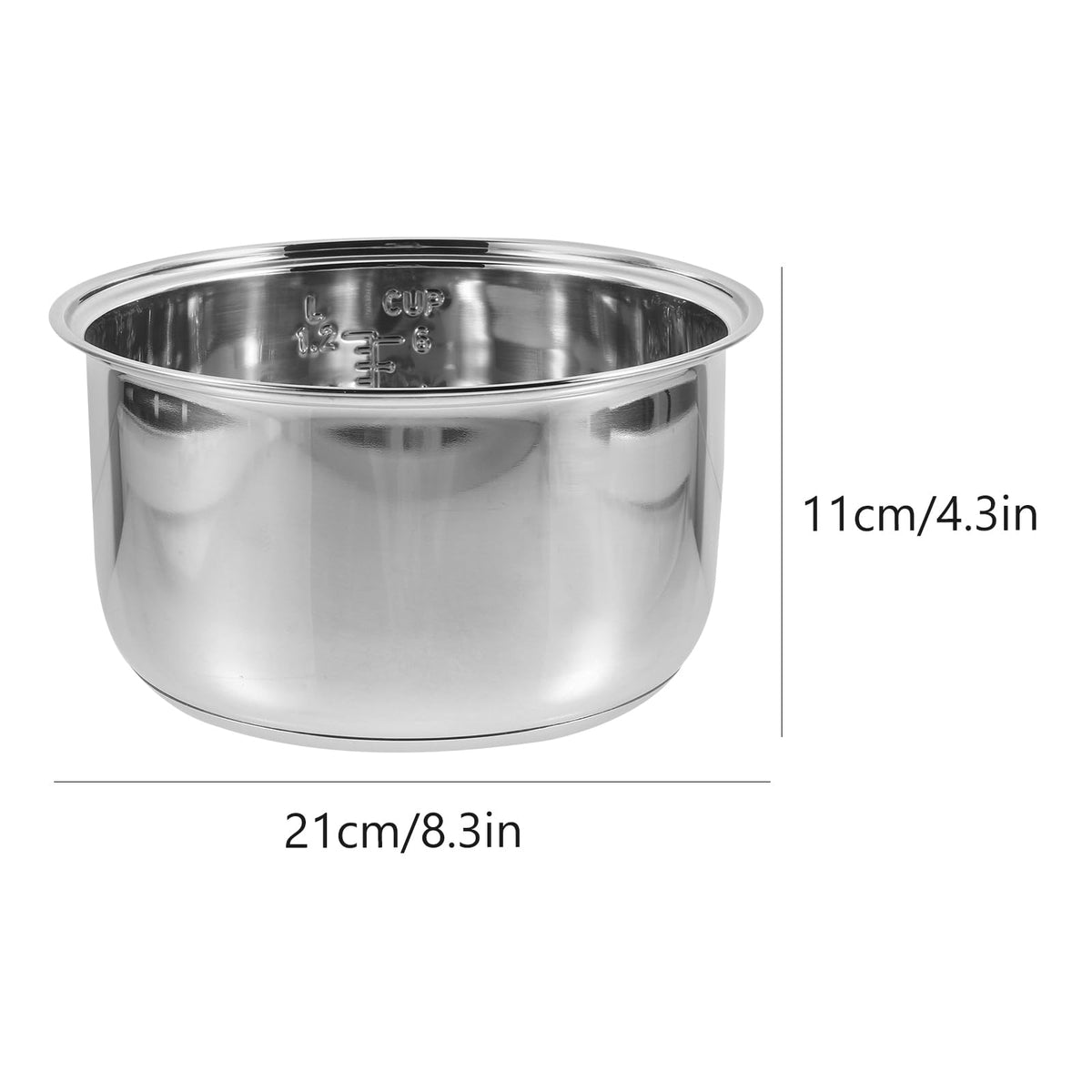 3L Stainless Steel Non-Stick Rice Cooker Inner Pot K5616
