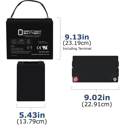 12V 55AH AGM Car and Truck Battery Z471778