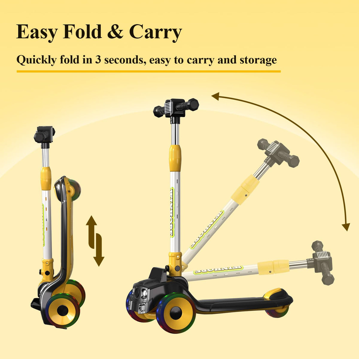 Foldable 3 Wheel Kids Scooter C84537