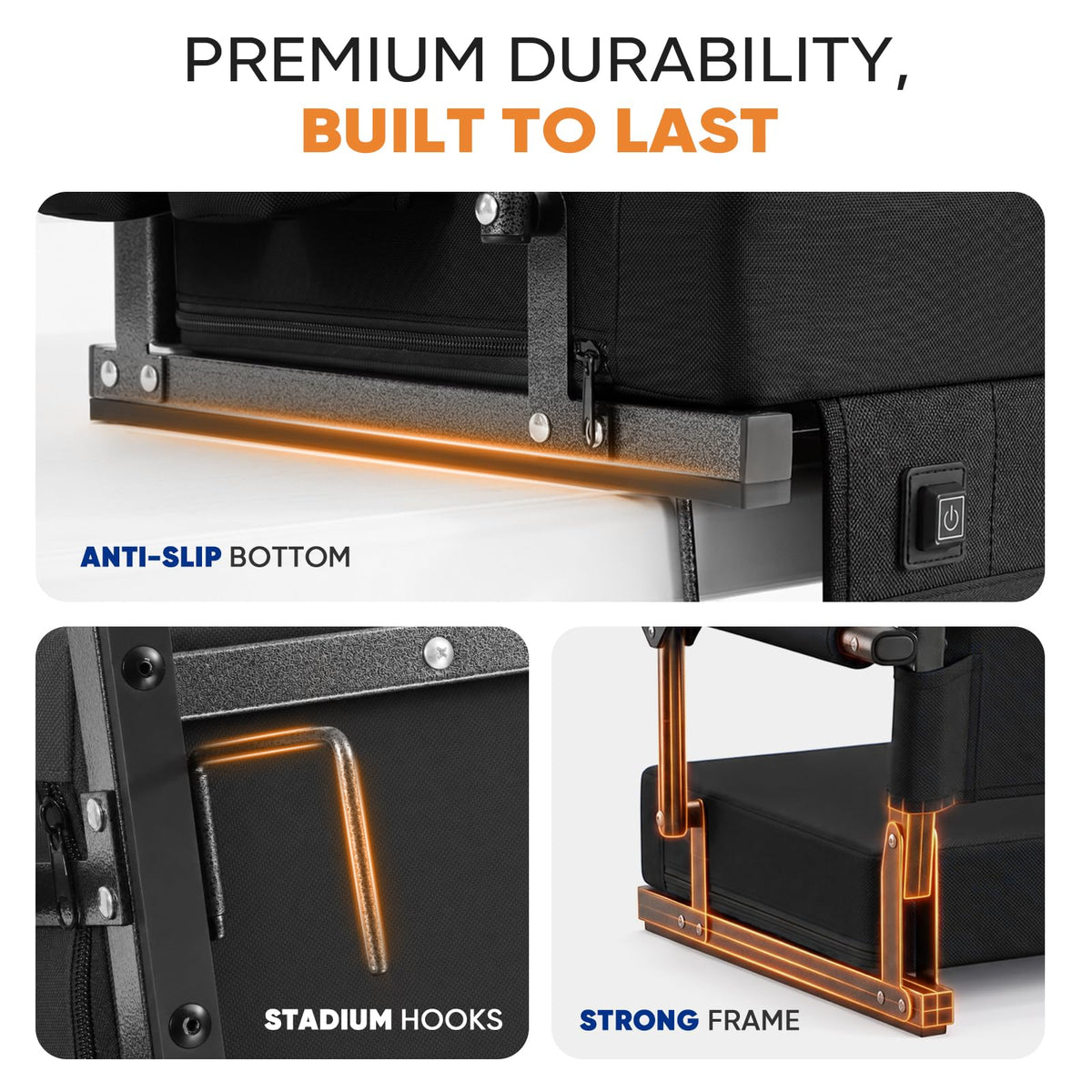 Stadium Seats with Back Support & Armrests Z773