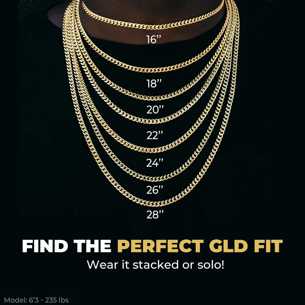 Gold-Plated Micro Cuban Link Chain X14737