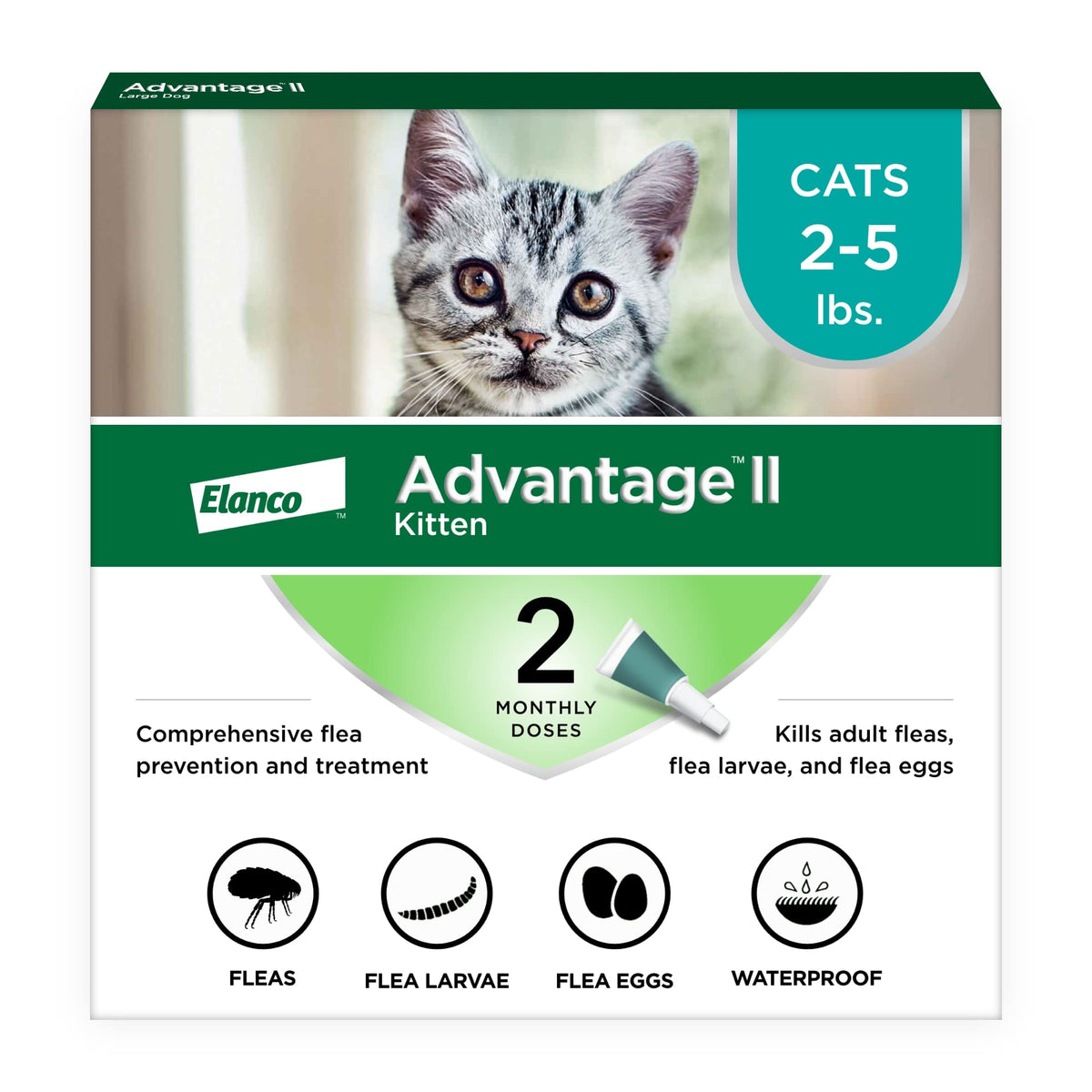 Topical Flea Treatment & Prevention 2ct K1189