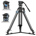 Carbon Fiber Video Tripod with Fluid Head X523