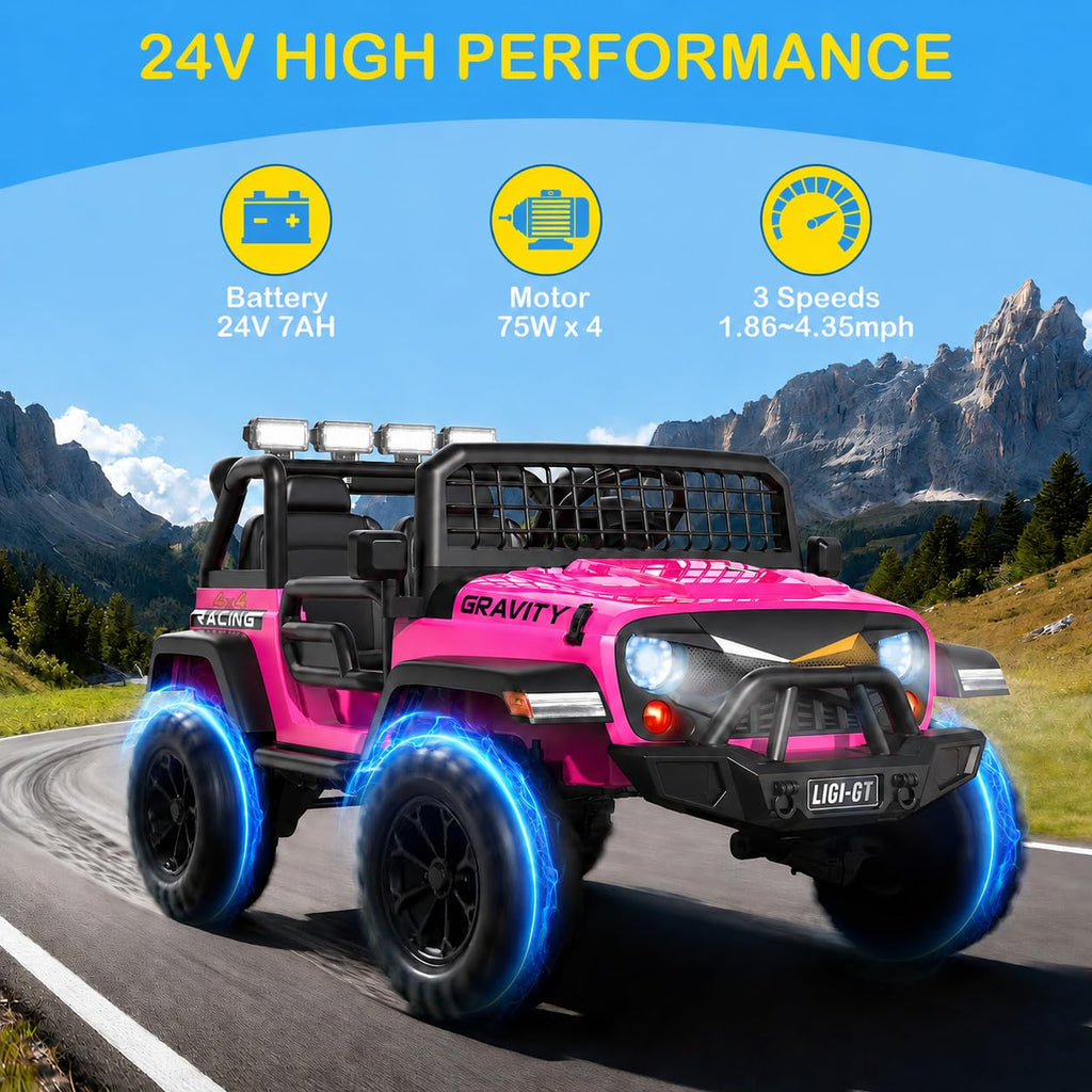24V 2 Seater 4WD Ride On Car N327798