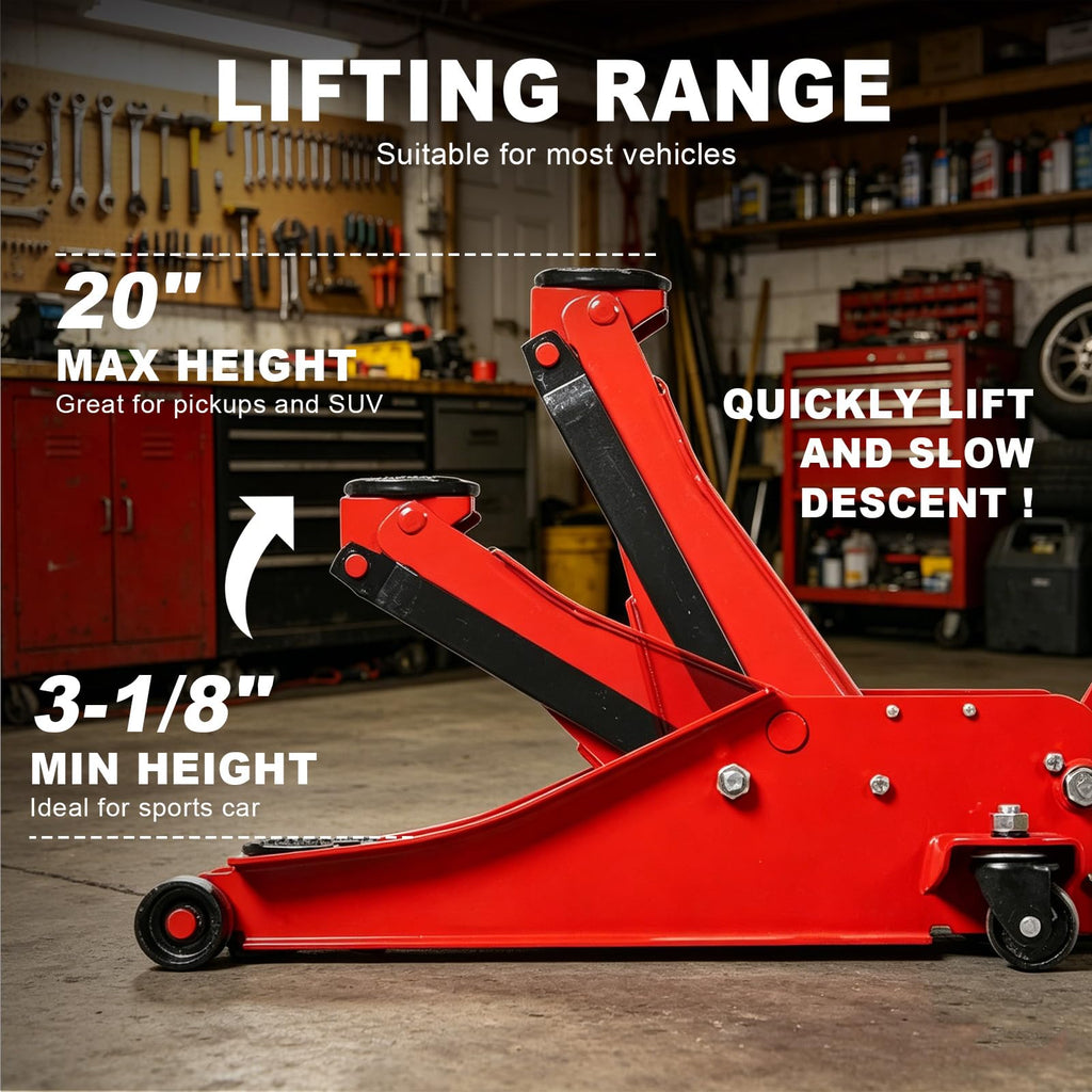 3 Ton 6600LBS Capacity Hydraulic Floor Jack P250563