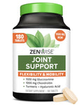 Joint Support Supplement with Glucosamine Chondroitin MSM Curcumin 180 Count W515437