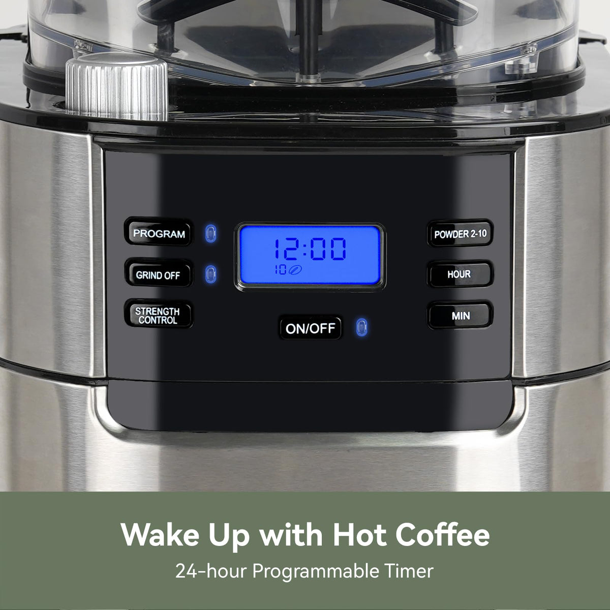 10-Cup Grind & Brew Coffee Maker with Burr Grinder S442409