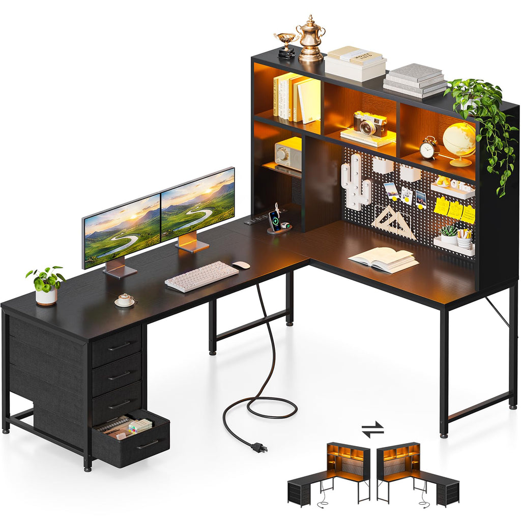 63" L Shaped Desk P99657
