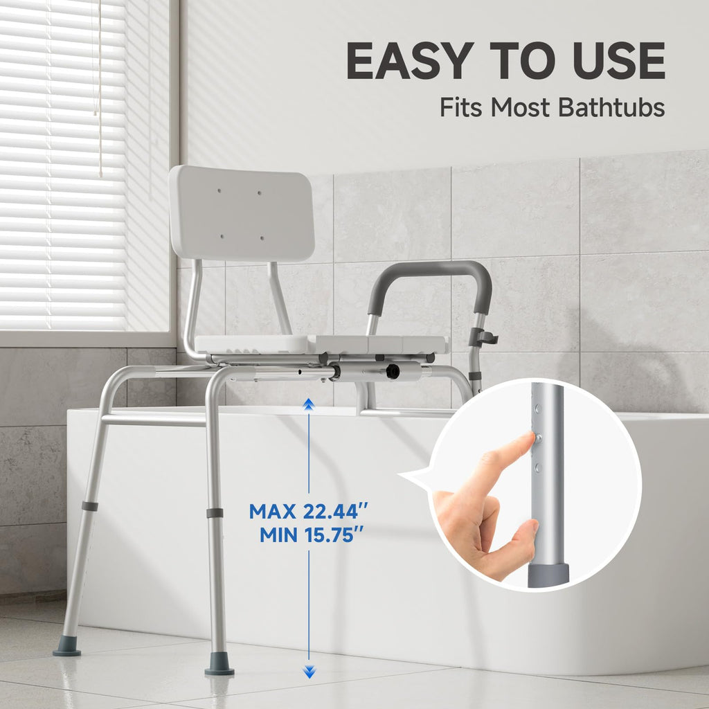 Sliding Shower Chair 350 Lb Capacity C766