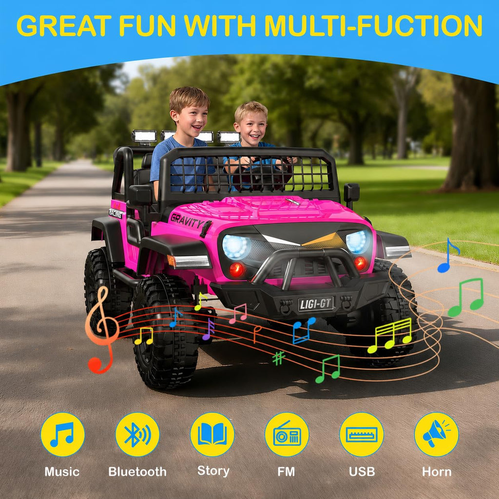 24V 2 Seater 4WD Ride On Car N327798
