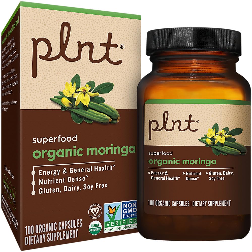 Organic Moringa 1,000 MG 100 Capsules O887