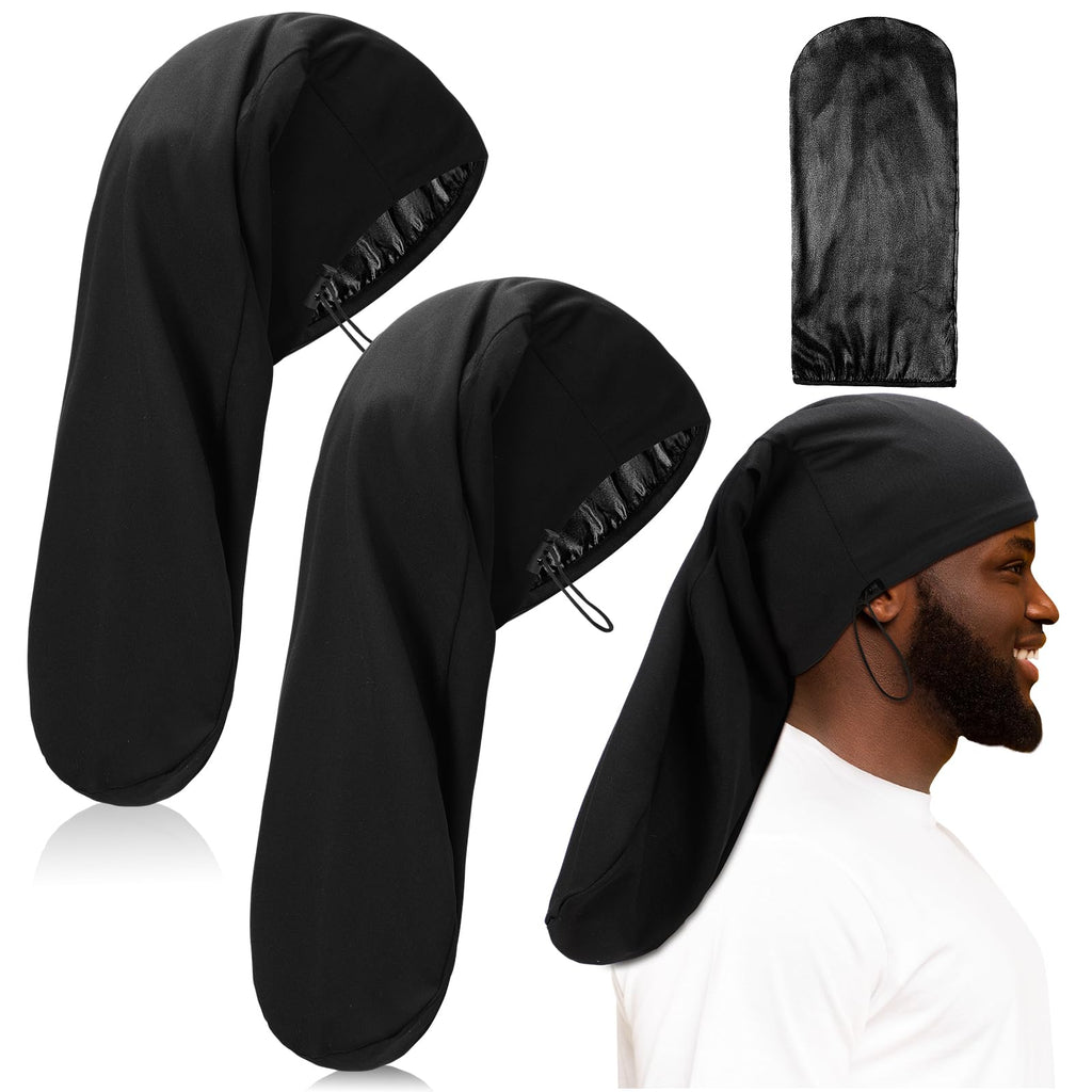 2 Pcs Dreadlock Sleep Cap I202