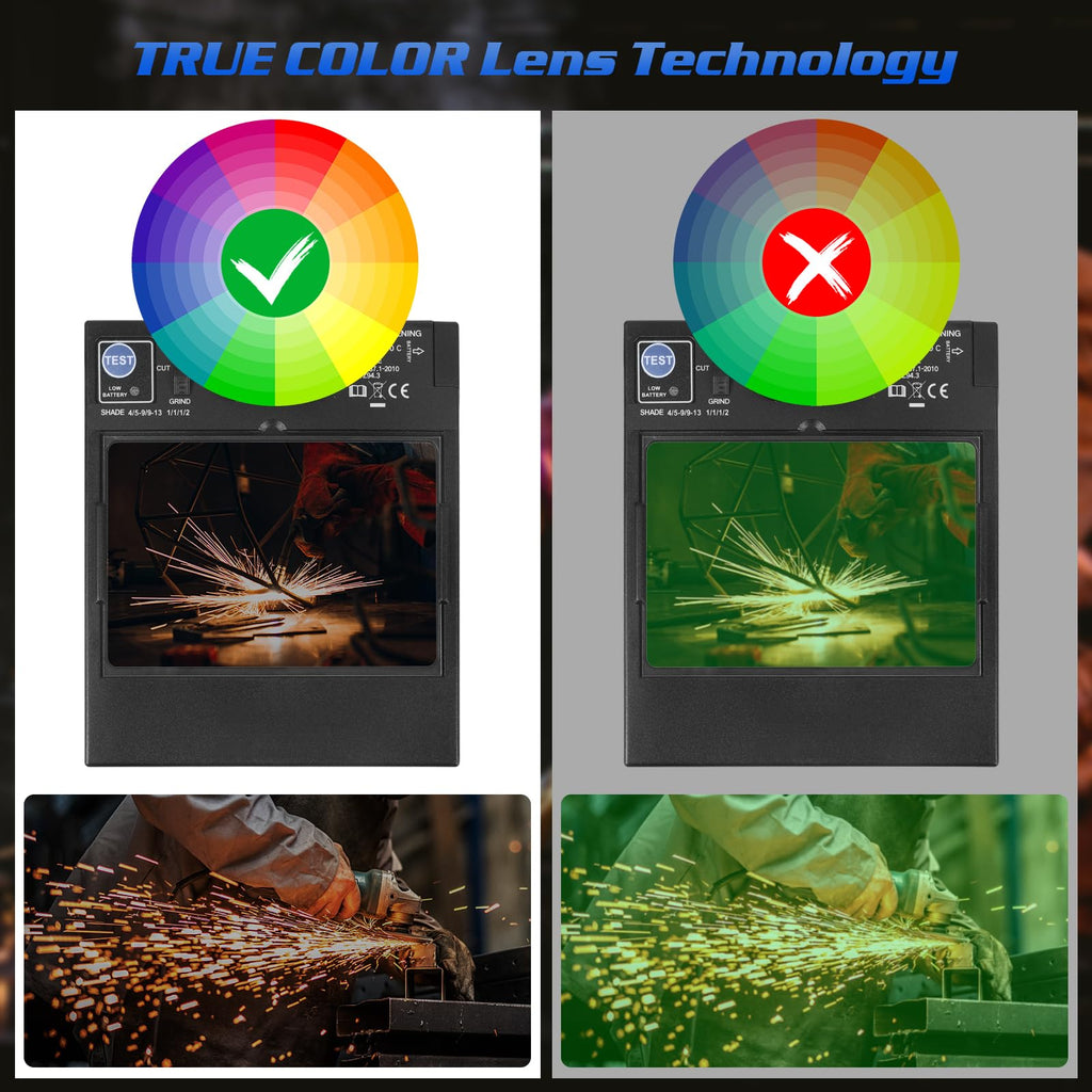 True Color Auto Darkening Welding Helmet G6500