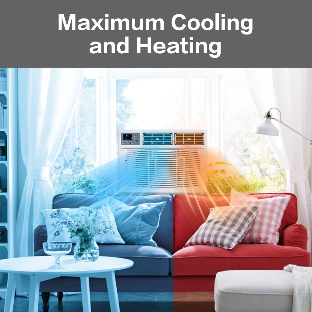 12000 BTU 4-in-1 Window Air Conditioner with Heat E47174