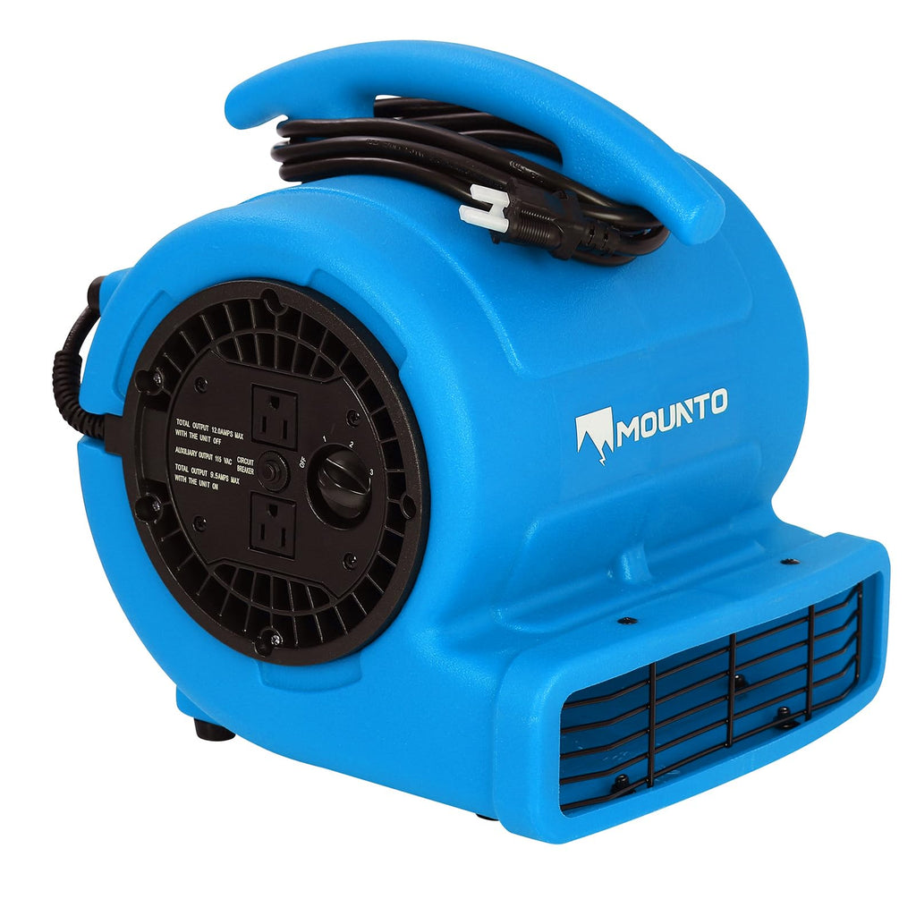 1/4hp 1000CFM 2 Speed Air Mover Floor Fan A69872
