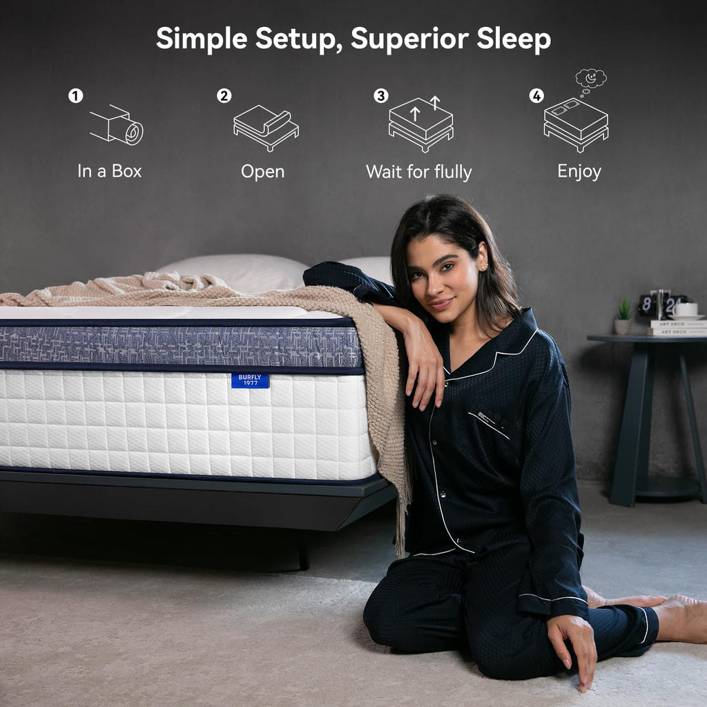 10 inch Cooling Hybrid Full Size Mattress V28438