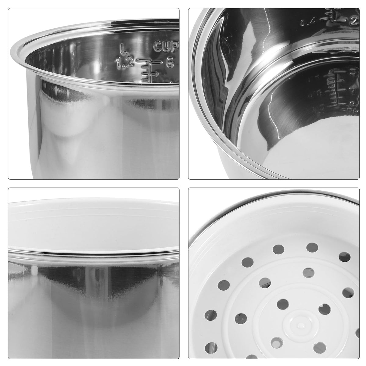 3L Stainless Steel Non-Stick Rice Cooker Inner Pot K5616