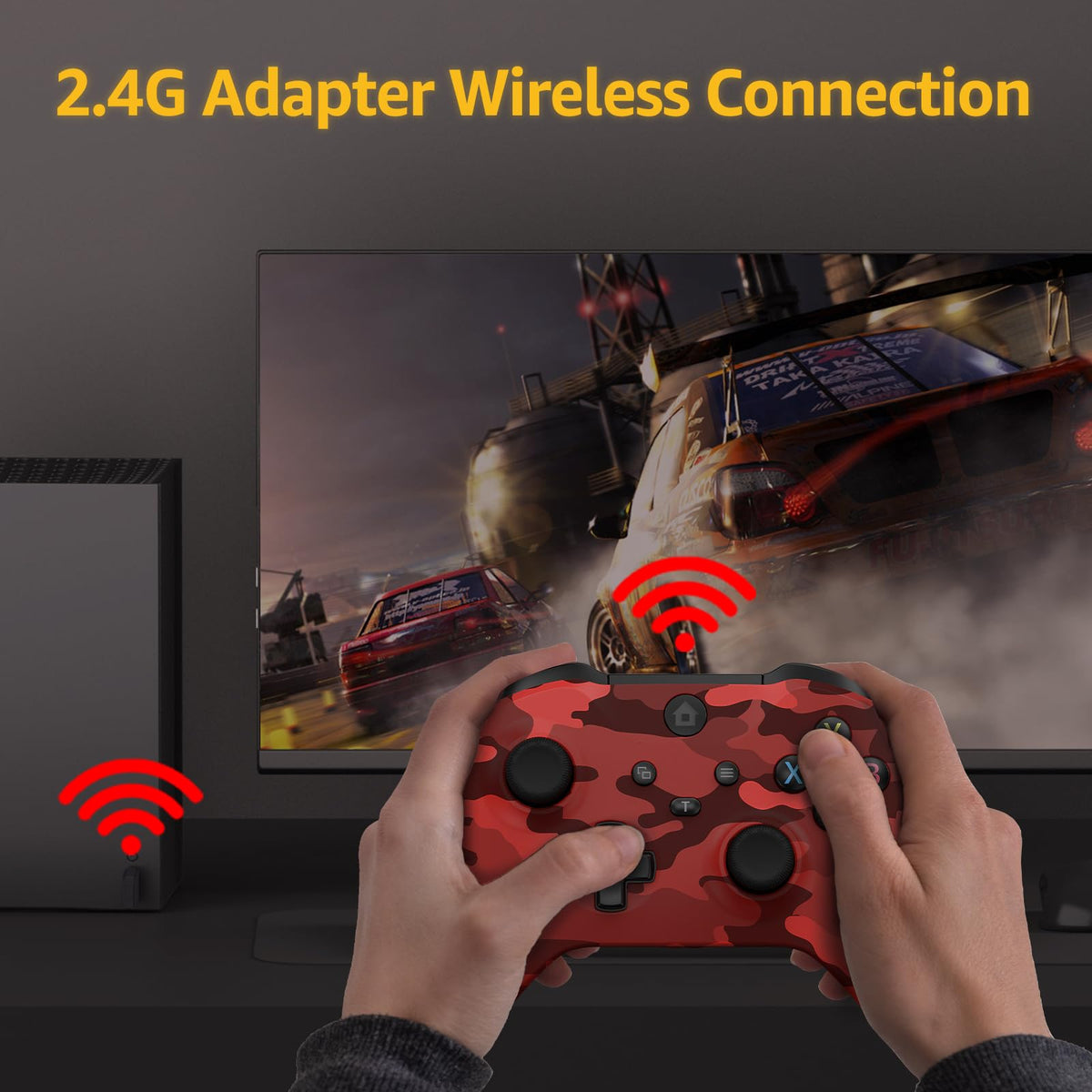 Wireless Controller for X-BOX One/PC Camo Red X993340