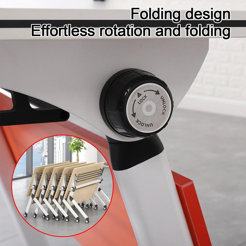 Folding Conference Table with Casters Y20730