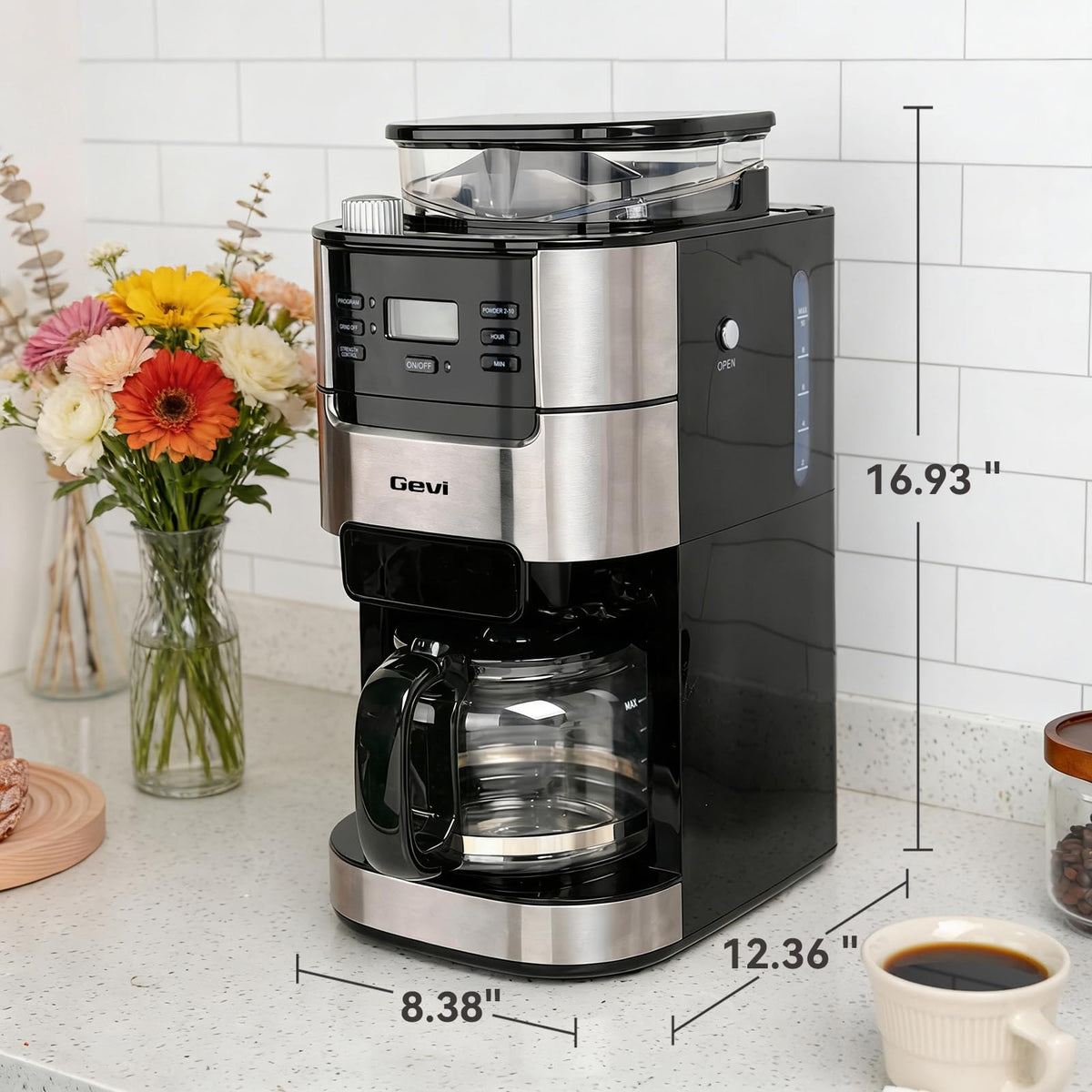 10-Cup Grind & Brew Coffee Maker with Burr Grinder S442409