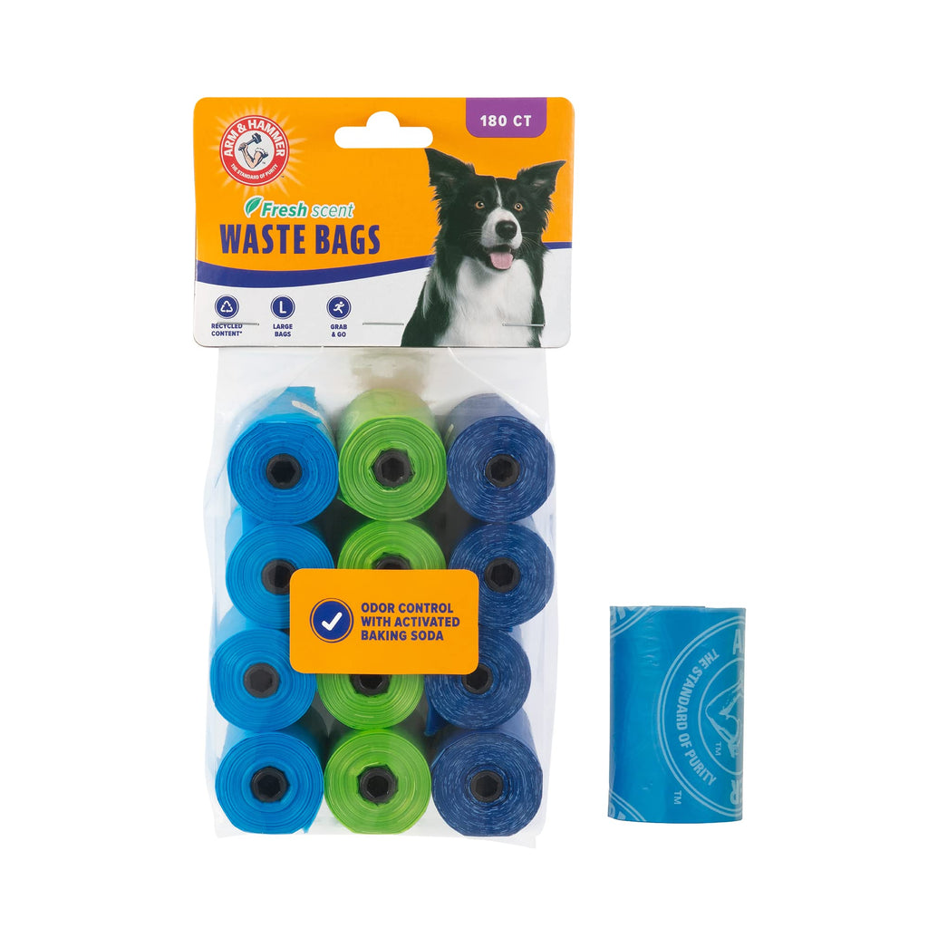 Dog and Cat Waste Bags, 180 Count S404222