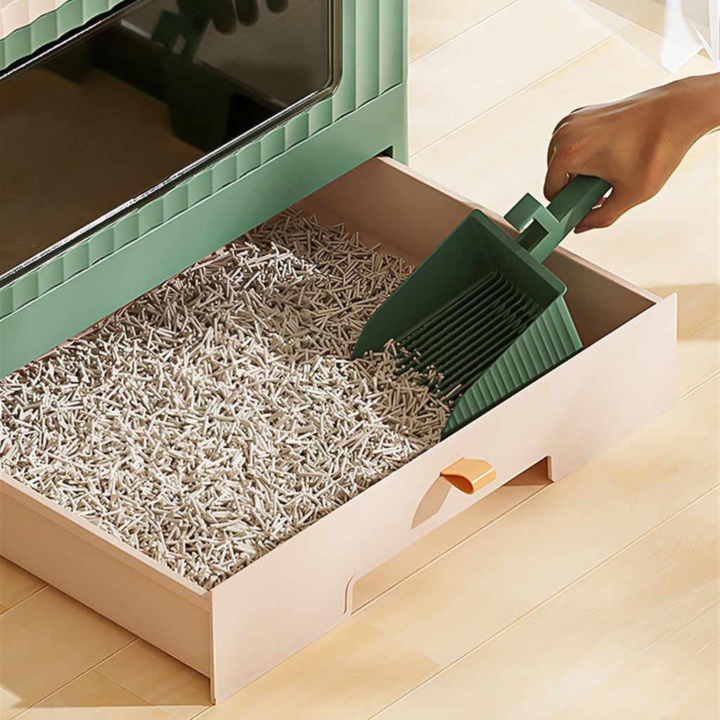 Foldable Cat Litter Box with Lid L745