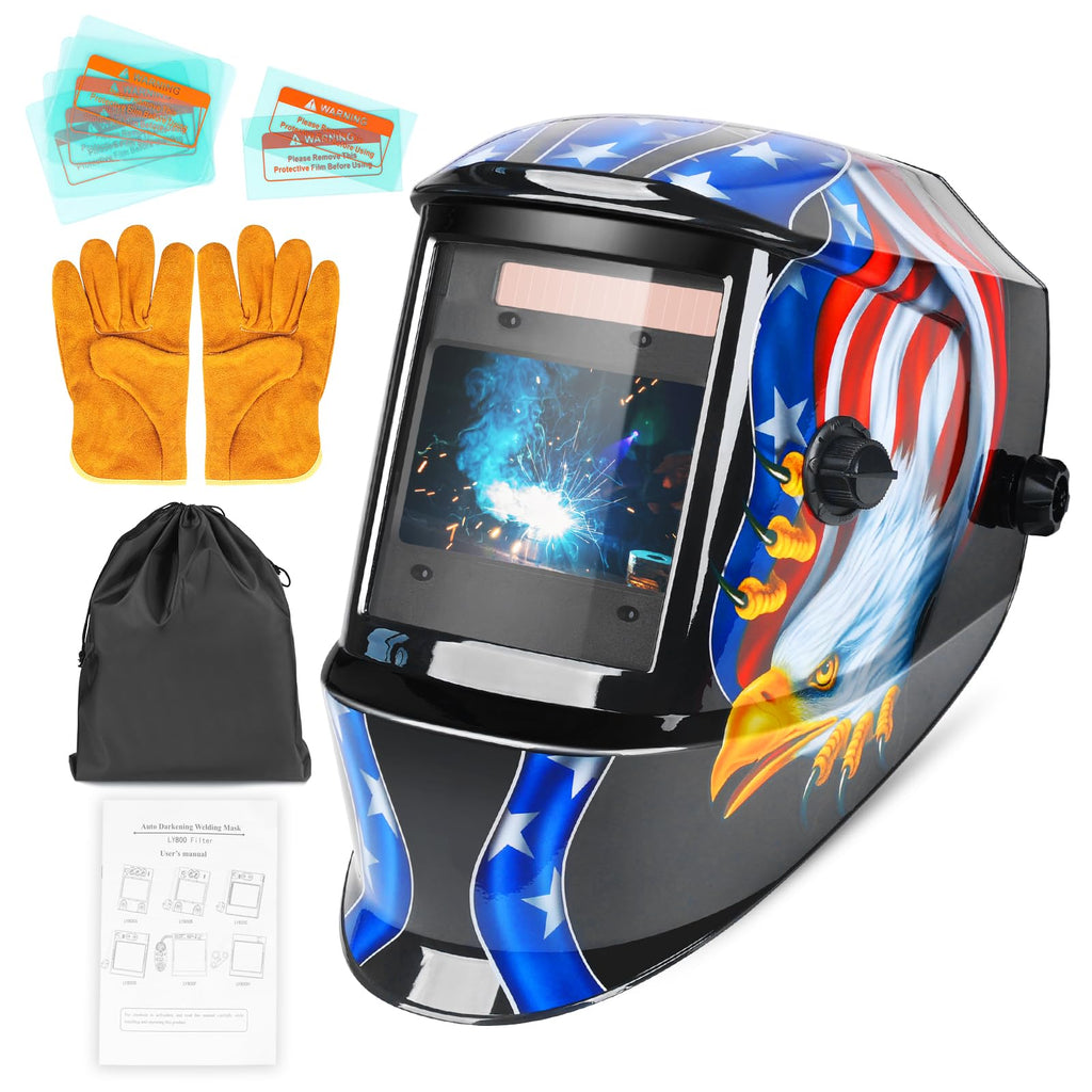True Color Auto Darkening Welding Helmet G6500