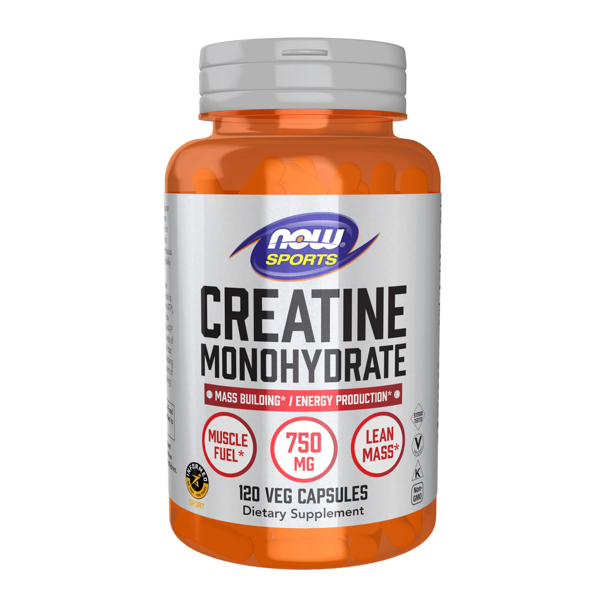 Creatine Monohydrate 750 mg 120 Veg Caps S104641